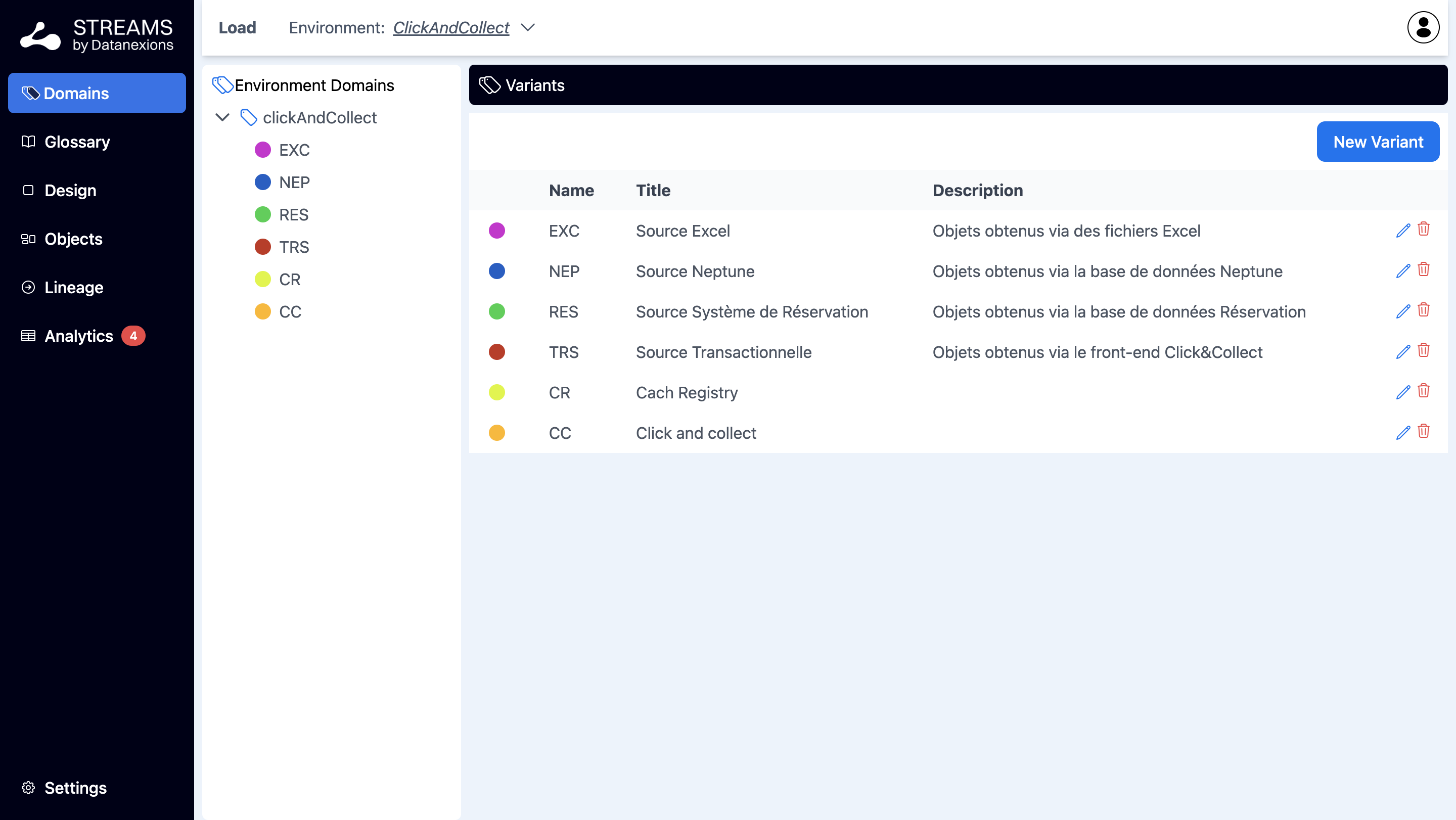 Domains – écran 3